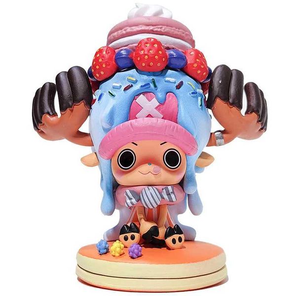 Экшн -фигуры 11см аниме фигура One Piece Tony Chopper Candy и Crown Version Action Рис.