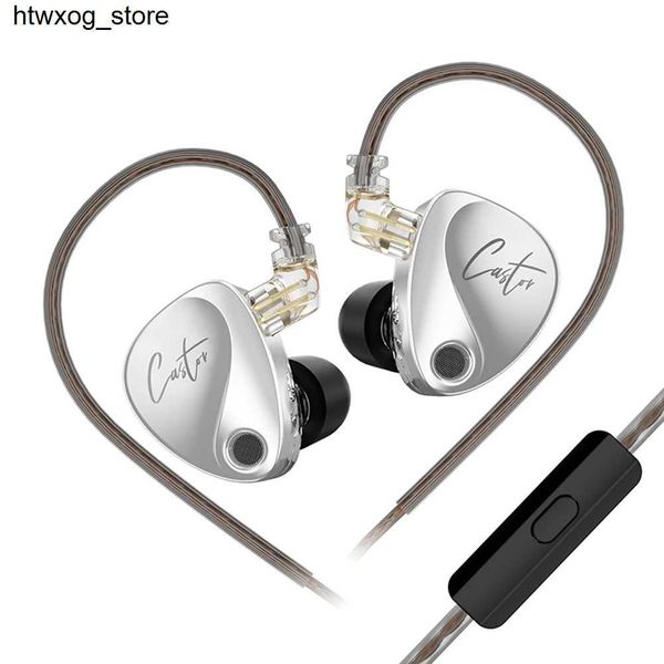 Kopfhörer Ohrhörer Doppeldynamische Spule für KZ-Richtige im Ohr HiFi Earphone 2 Dynamische hochwertige stimmbare, ausgewogene Anker Live-Bühne Wired Ohrstöpsel S24514 S24514