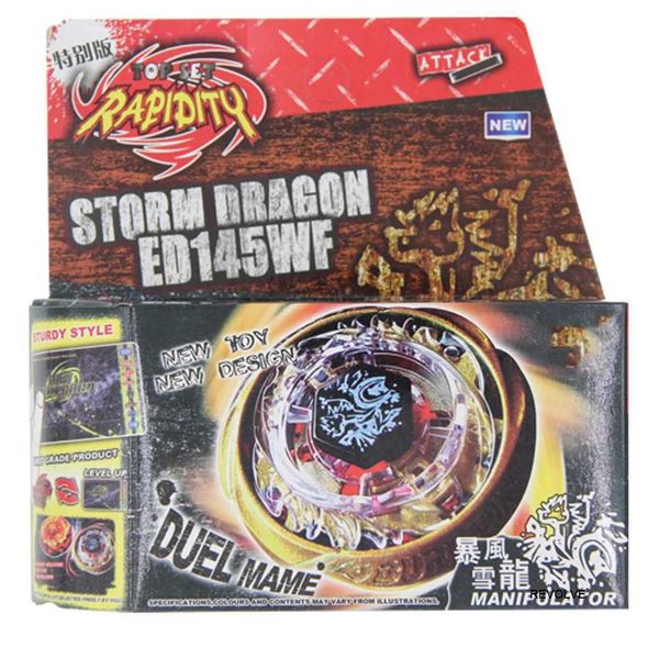 4d Beyblades Spinning Top Metal Fusion Drago Destructor Уничтожение DF105LRF Gold Armored - стартовый набор с пусковой установкой