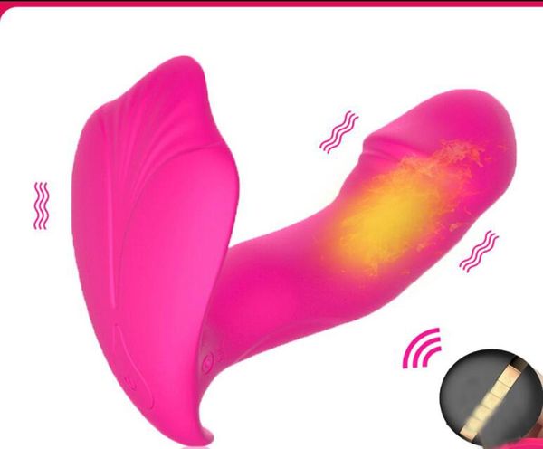 Butterfly Double Remote Remote Control Vibrator Mulheres Vagina Bocina de bolso de bolso sexo para mulher Vibrator invisível de vibrador vestível6383021