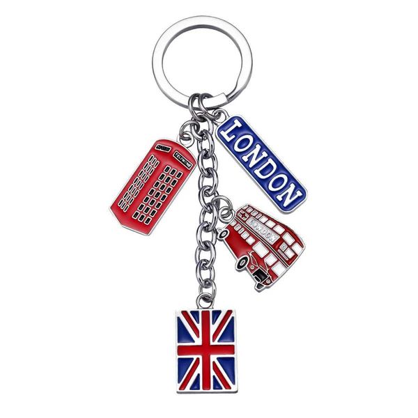 Клавки Lanyards London Souvenirs Flag Flag подарки Souvenir UK Британская дорожная коробка для Keyrin