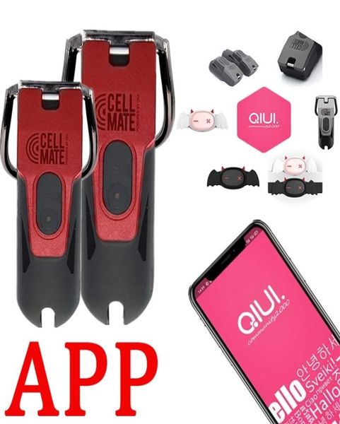 Qiui Cellmate Cage Cage Male App Remote Control Penis Ring Lock Dispositivo Sex Toys for Men Gay 2203294258898