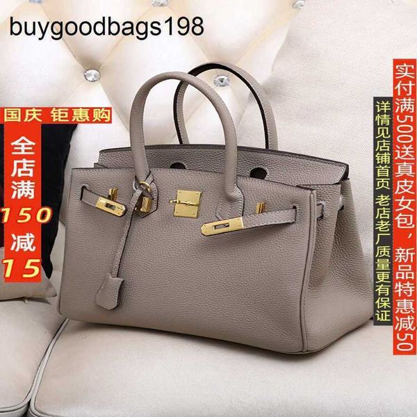 Tasche Bag Designer Handtaschen handgefertigt 7A Premium Echtes Leder Damenhandtasche weiche europäische und amerikanische Mode Togo Top Layer Cow Platinum Exquisite gegen