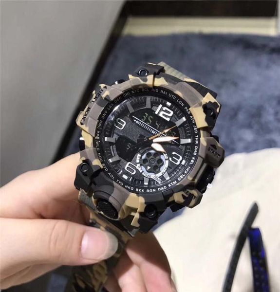 2020 GA1100G Box Relogio Men Sports Watches Led Chronograph Нарученные часы.