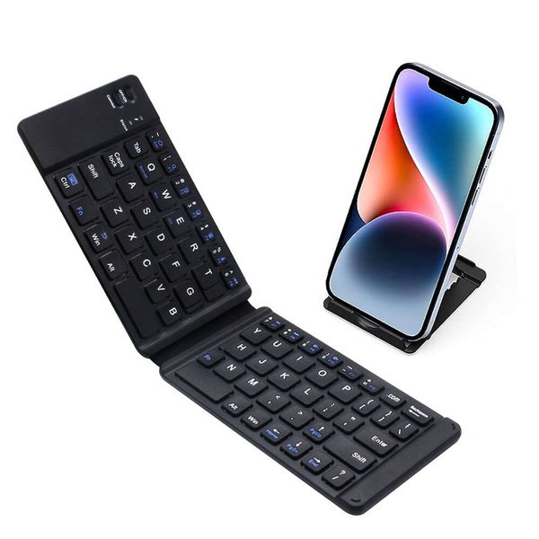 Tragbare Tastatur -Taschengröße USB -Mini -Faltungsdoppelklappbarer Bluetooth -Tastatur DDMY3C