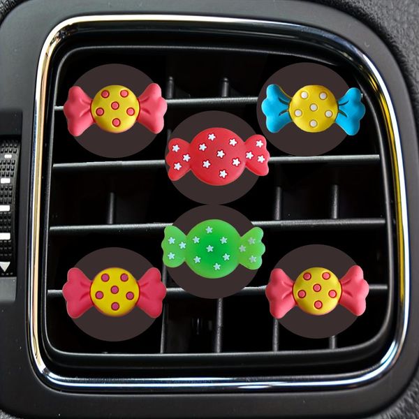 Hakenbügel Candy Cartoon Car Air Vent Clip Auslass pro Conditioner Clips Accessoires für Office Home Drop Lieferung OT68T