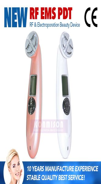 Neuankömmlinge RF -Geräte für die Hautverjüngung mit bio galvanischer Vibration LED PON 4 in 1 Multifunktion für Hautpflege USB Recha1959164