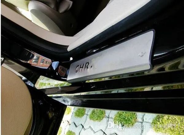 Styling hochwertiger Edelstahl 4PCS -Türschwellen Abnutzungsfußplatte, Schutzplatte, Türschwellenschutzbar für Chrysler Sebring