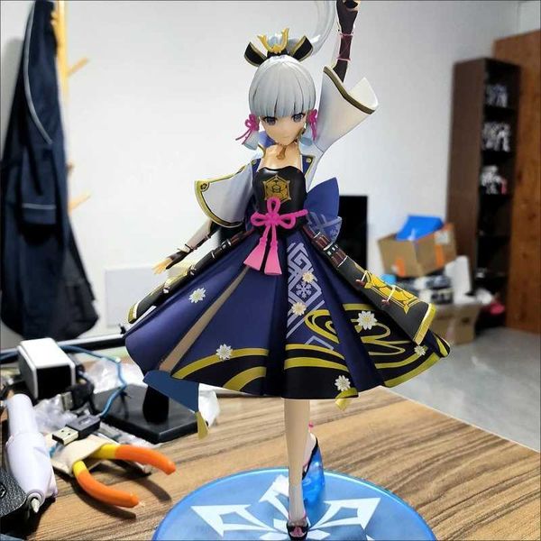 Figure di giocattoli d'azione Genshin Impact Ganyu Kamisato Ayaka Hu Tao Action Character Character Character Animation 16-28cm Serie Modello giocattolo giocattolo Gift Y240515