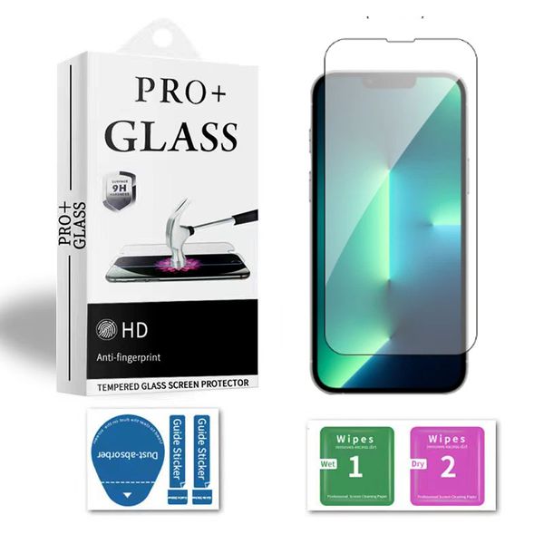 Hight Quality 0,33 mm 9H Temperiertes Glasschriftenschutz für iPhone 12 15 14 13 8Plus Mobiltelefon Beschützer