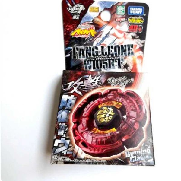 4d Beyblades Takara Tomy Fang Leone W105R2F raro WBBA Red Burning Cl Metal Beyblade