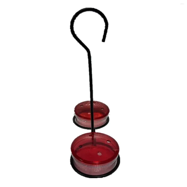 Altre forniture per uccelli Rosso Feeder Heart Anello doppio Hummingbird Garden Bustachi all'aperto