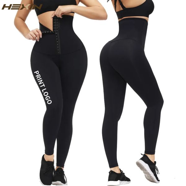 Alta cintura 3D Legging feminino Corset Shapewear Panties Treinador Slimming Sport Fitness Running Panty Shaper 240515