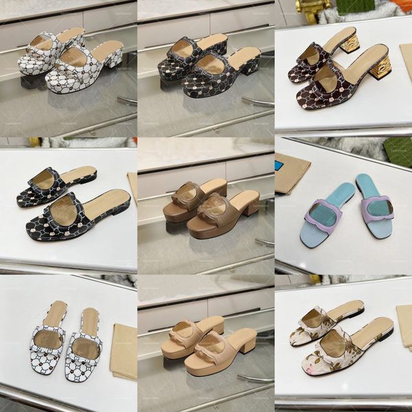 Sandalen Designer Slipper Womens Slides Classic Style Strand Sandalen Leder Sohle Sandalen Freizeitschuhe EU 35-44