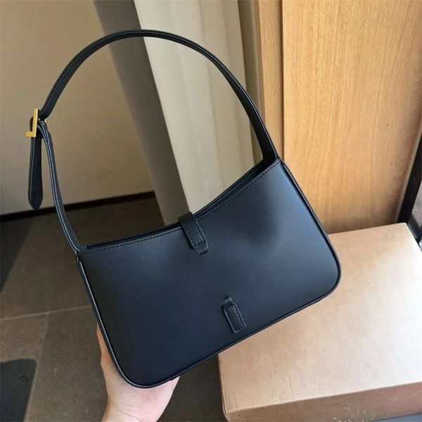 Fashion schwarze Satchel Umhängetasche Luxus Crossbody Designer Handtasche Damen Mann Leder Geldbeutel Großhandel Pochette Clutch Bags Top -Qualität Cleo Klapptasche Achselhöhlen -Achselhöhlen -Taschen