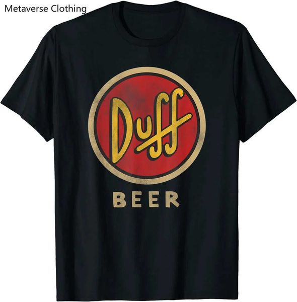 Herren T-Shirts Duff Beer Circle V2 Sommer Herren Großer Hemd Casual O-Neck Ees Ops Extra Q240514