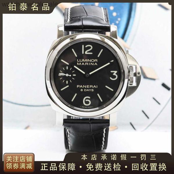 10A ORIGINALE 1to1 Paneraiir Designer Orologi con logo reale uomo Panasonic Lumino Series Long Power Mechanical Orologio da uomo Pam00510