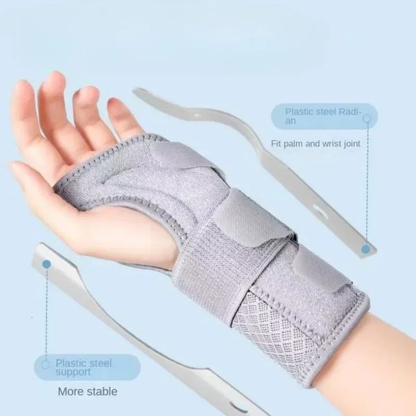 Atmungsaktierbares Handgelenk unterstützt professionelles Schiene Handgelenk Brace Protektor Band Arthritis Karpaltunnel Handverstauchung Tendinitis Armband 240516