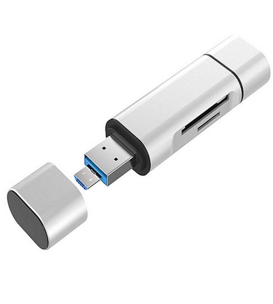 3 in 1 USB Typ C -Kartenleser Micro USB USB Flash Drive Card Reader Adapter für PC -Android -Tablets C0233111M5729522