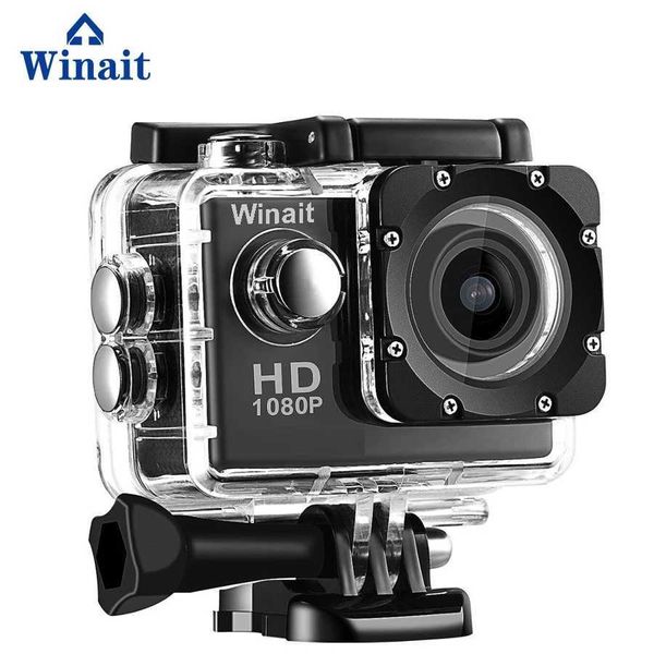 Sport-Action-Videokameras Winait 720p Sportkamera A7 wasserdicht 30 Meter mit einem 2,0-Zoll-TFT-Display Bildschirm B240516