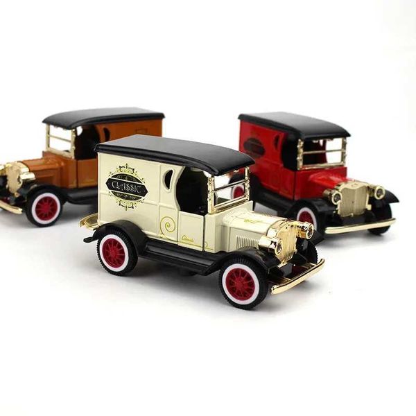 Modelo Diecast Cars 1 Modelo de carro de liga vintage FT Vintage Car Metal Ford Car Gift Boy Collectible Toy WX