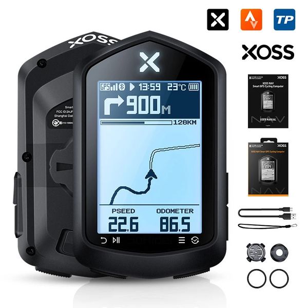 XOSS NAV Bike Computer GPS GPS велосипедная езда езда на велосипеде карта маршрута навигация MTB Road Беспроводной спидометр одометр вихревой частота сердечного ритма 240509