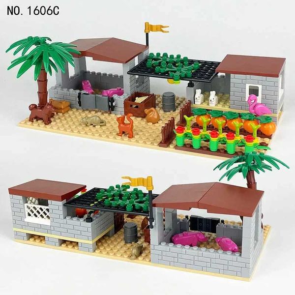 Altri giocattoli Creative Farm Series Garden Mini Accessori per scene per animali Building Building Building Building Building Toy Gifts S245163 S245163