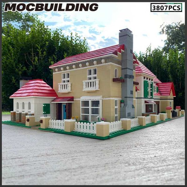 Altri giocattoli MOC Building Building House Modello Villa Residence Fai da te Collezione Toy Birthday Collection Birthing S245163 S245163