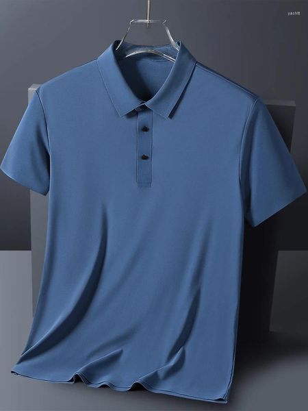 Мужская рубашка Polos Plus Mens Mens Polo для 140 кг толстых и высоких брендов Camisa Masculina XXXXXXL 5xl 6xl 7xl 8xl Homme