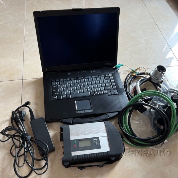 MB Star Diagnostic C4 Compact SD Connec Scanner Tool WiFi Doip 480 GB SSD mit Laptop CF52 Toughbook Cars Truck 12V 24 V Full Set Ready to Use