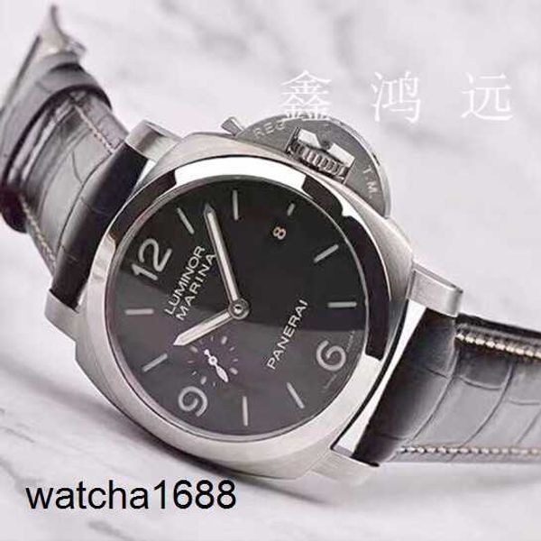 Sports Wrist Watch Panerai Luminor 1950 Series masculinos assistir Mechanical Pam 00359 Edição Limitada Relógio 44mm Diâmetro PAM00312