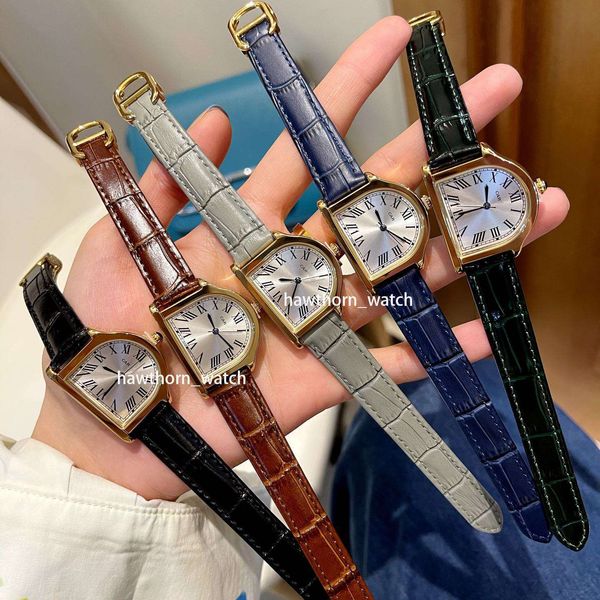 Hot Classic Designer Watch regalo Luxury Lady Watch Watch Band Vintage Quartz Movement Roman Marker Watch Luxury Watch's Women's Watch