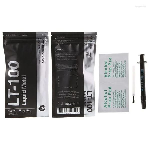 Fan Reflottings Computer LT-100 128W/per .k Liquid High Termal Conductive Conductive Powerf Raffrending Grease per grafica CP Drop Delivery Com OtXPD