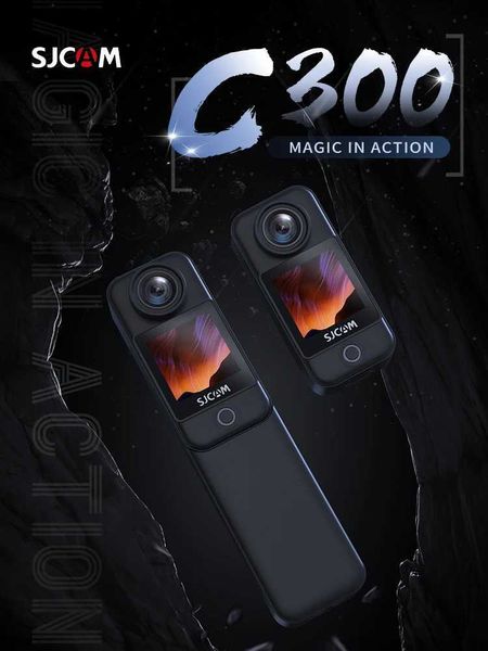 Sport-Action-Videokameras SJCAM C300 Pocket Action Camera 4K/30fps Langer Akku 6-Achse Gyro stabil 5G WiFi Remote Network Camera Motion DV-Schießkamera J240514