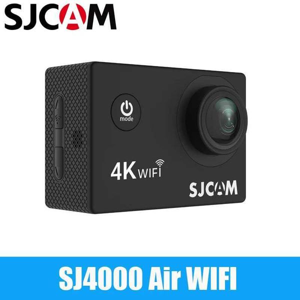 Sport -Action -Videokameras SJCAM SJ4000 AIR 4K ACTION CAIRA Full HD Allwinner 4K 30fps WiFi Sport DV 2,0 -Zoll -Bildschirm Mini Helm Wasserdichte Sport DV J240514