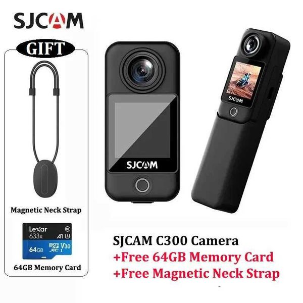 Videocamere Action Sports Video SJCAM C300 Pocket Action Camera 4K 30fps 6Axis Gyro Image Stability Super Night Vision 5G WiFi Remote Network Camera Motion DV Camera J240