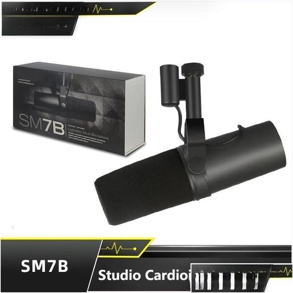 Микрофоны NTBD SM7B Профессиональная кардиоидная динамическая микрофоновая студийная частота. Мик для живого вокала.
