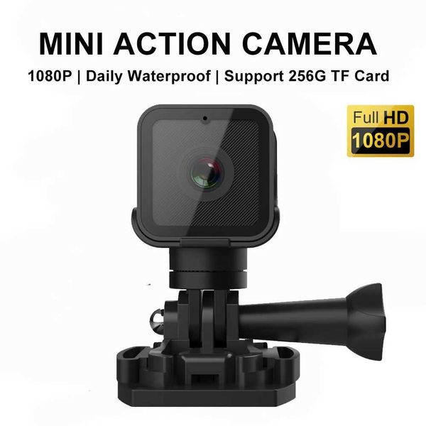 Sport -Action -Videokameras CS03 WiFi Mini -Kamera 1080p HD Water of Action Camera Outdoor Sports DV Video Recorder Fahrradantriebsrekorder J240514