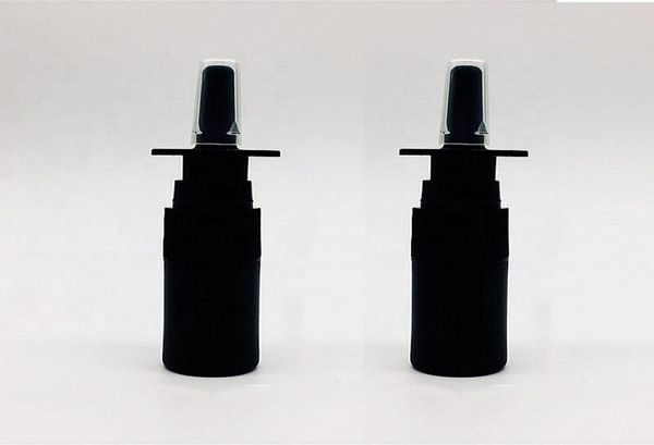 50pcs 5 ml nachfüllbar schwarze Plastik -Plastik -Sprühflaschen -Pumpen -Sprüher -Behälter -Fläschchen -Fläschchen für Salzwasserwaschanwendungen6410977