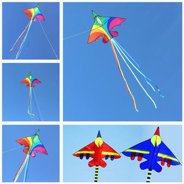 Entrega gratuita kit de aeronave arco -íris kit infantil kit de lutadores de vôo online kit de brinquedo de brinquedo de estilo profissional fábrica 240514
