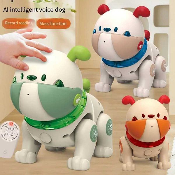 Andere Toys Childrens Toy Intelligent Roboter Dog Tape Musikbeleuchtung Multifunktionaler Haustier Roboter Interaktives Spielzeug S5178