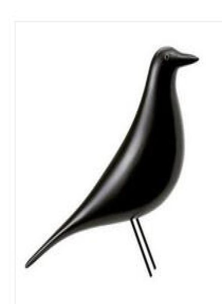Presentes de mobiliário em casa eames minimalista moda softloading decoração de aves e artesanato criativo em preto e branco8587140