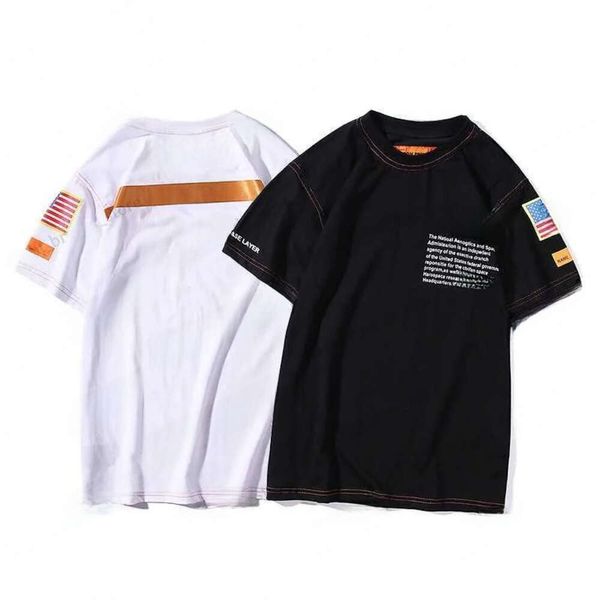 Herren -Desifenr Shirt Mode Nasas Shirt Sommer Sweatshirt Freizeit essentielles Hemden Streetwear Hip Hop Kurzärmel Buchstaben Print Shirts 173