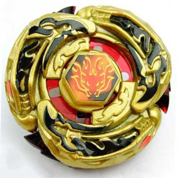 4d Beyblades вращается в топ-быстрое металлический фьюжн-набор L-Drago Destroser Gold Armor Anger H240517