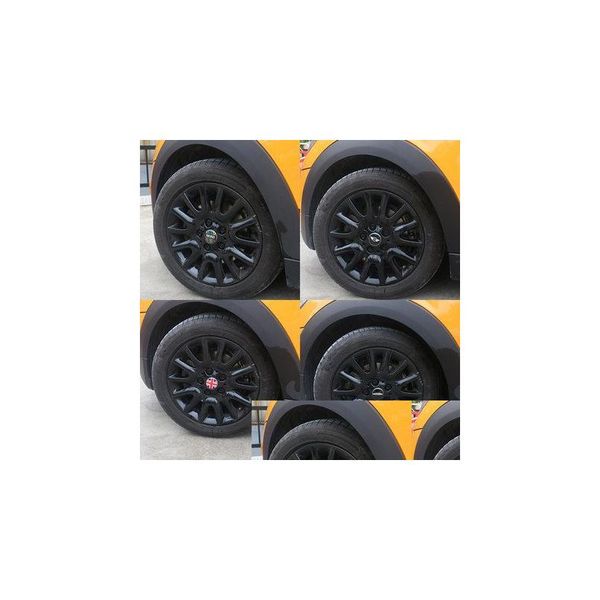 Adesivi per auto 52mm Styling Wheel Center ER Adesivo per mozzo del mozzo per Mini Cooper S JCW ONER55 R56 R60 R61 F54 F55 F56 F60 Clubman Countryman5 Otqli