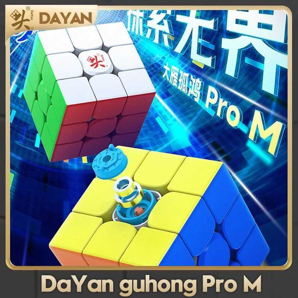 Cubi magici dayan guhong pro m maglev 3x3 magico cubetto magnetico primaverile giocattoli per bambini giocattolo regalo per bambini y240518