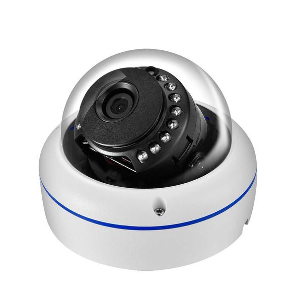 Беспроводные наборы камеры azishn vandalpraint 5MP 3MP 2MP H.265 Мониторинг IP POE Camera Audio Microphone Dome Внутренняя камера безопасности для протокола J240518