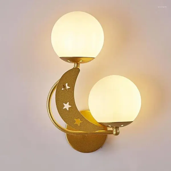 Wandlampe nordisch kreative amerikanische Wohnzimmer Dekoration LED LEGE LICHT BADIG MESPILROR LELLE