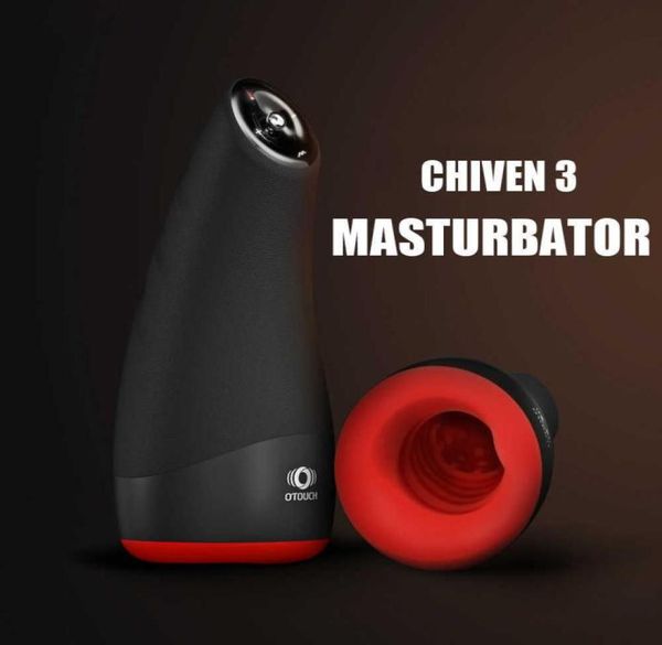 OTOUCH CHIVEV 3 Masturbatore Peni Masturi Male Vibrator Sex Sex Toys for Men Pocket Pussy Massager Aircraft Cup Prodotto adulto P08258828206