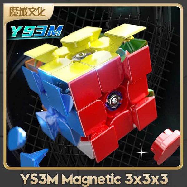 Magic Cubes Cubefun Moyu Huameng YS3M Weltrekorddesign 3x3x3 Core Magnetic Cube Professionelle Geschwindigkeit 3x3 Würfel Cubing Puzzle Toys Y240518